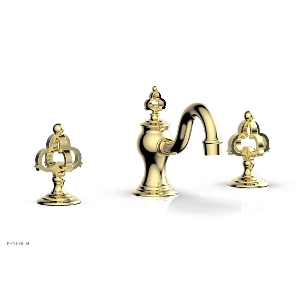 Phylrich COURONNE Widespread Faucet Cross Handles 163-01