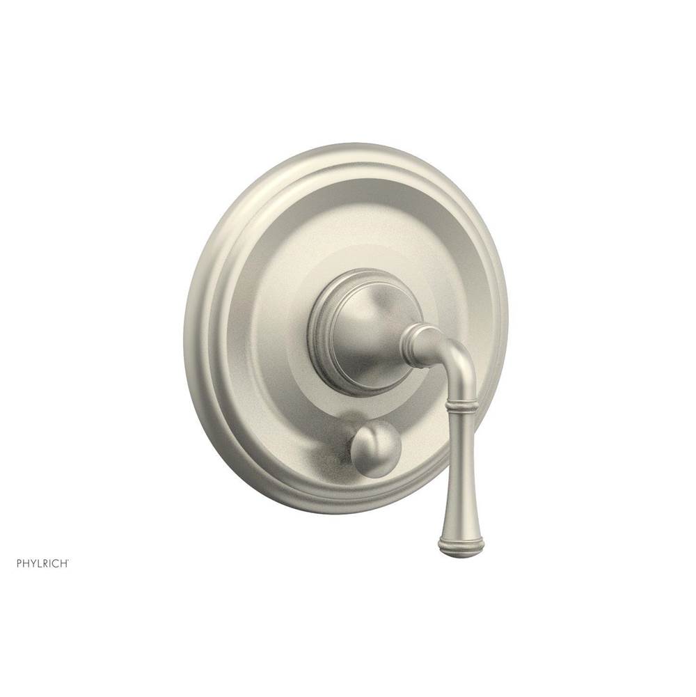 Phylrich COINED Pressure Balance Shower Plate with Diverter and Handle Trim Set 4-134