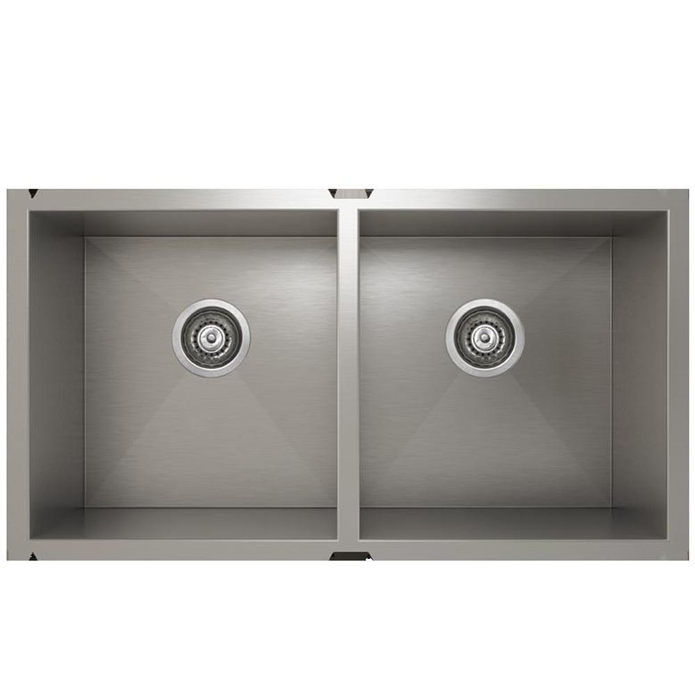 Prochef by Julien ProInox H0 sink undermount, double L15X16X10 R15X16X10