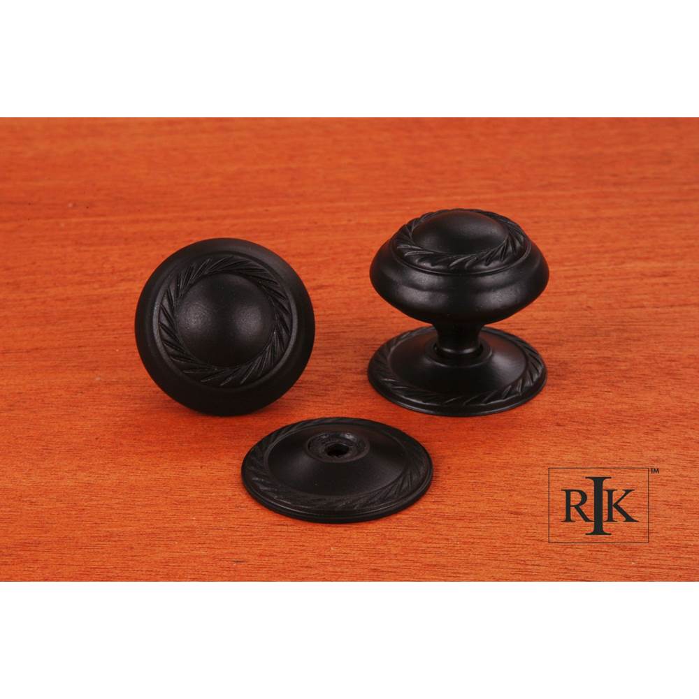 RK International Large Rope Knob with Detachable Back Plate