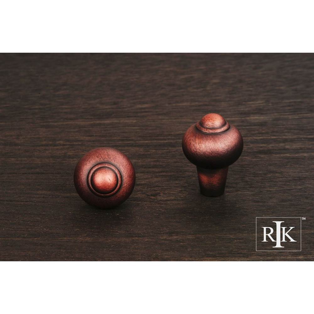 RK International Solid Round Knob with Tip