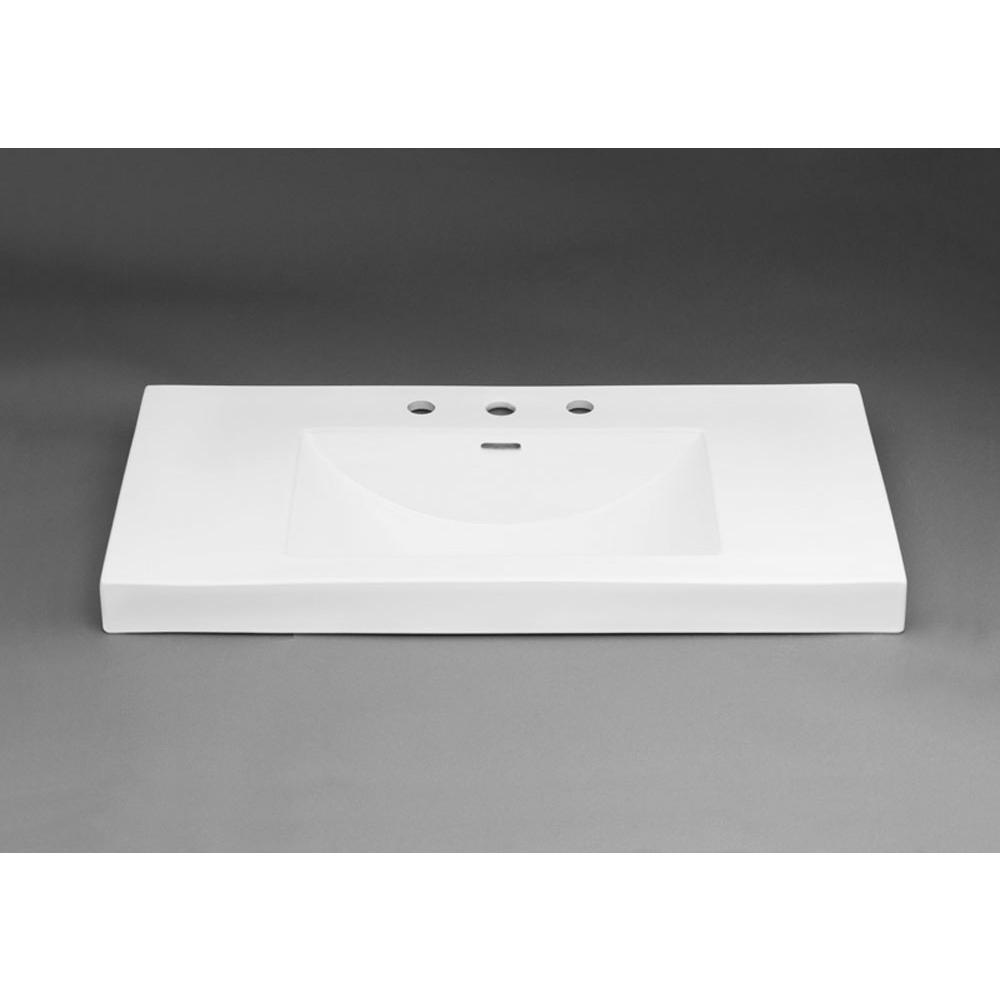 Ronbow 32'' Evin™  Ceramic Sinktop with 8'' Widespread Faucet Hole in White