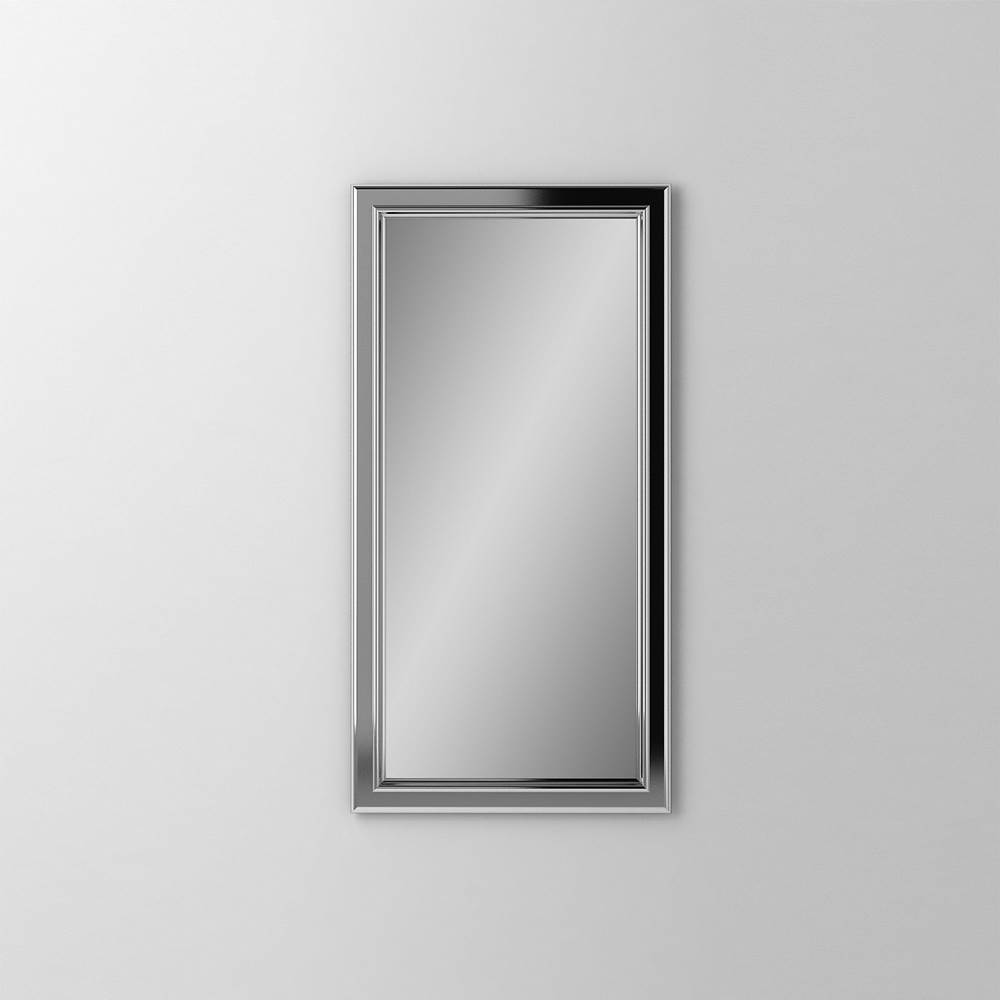 Robern Main Line Mirror, 16'' x 30'' x 1-5/8'', Bryn Mawr Frame, Chrome