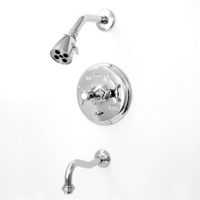 Sigma Pressure Balanced Tub & Shower Set Trim (Includes Haf And Wall Tub Spout) St. Michel Chrome .26