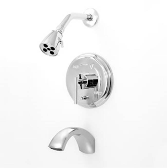 Sigma Pressure Balanced Tub & Shower Set Trim (Includes Haf And Wall Tub Spout) Palermo Chrome .26