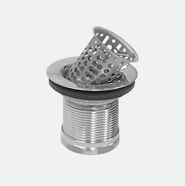 Sigma Junior strainer basket 1-1/2'' NPT, fits 2'' sink openings.  Complete with nuts and washers MATTE BLACK .18