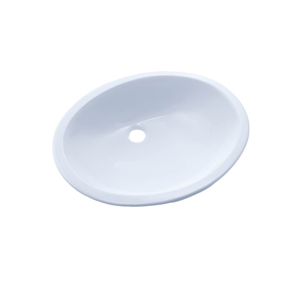 TOTO Toto® Rendezvous® Oval Undermount Bathroom Sink With Cefiontect, Cotton White
