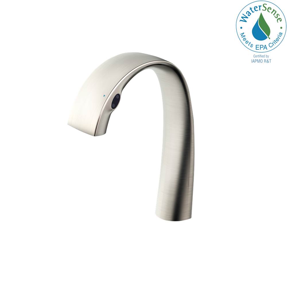 TOTO Toto® Zn 1.1 Gpm Electronic Touchless Bathroom Faucet With Soft Flow™ And Safety Thermo™ Technology, Brushed Nickel
