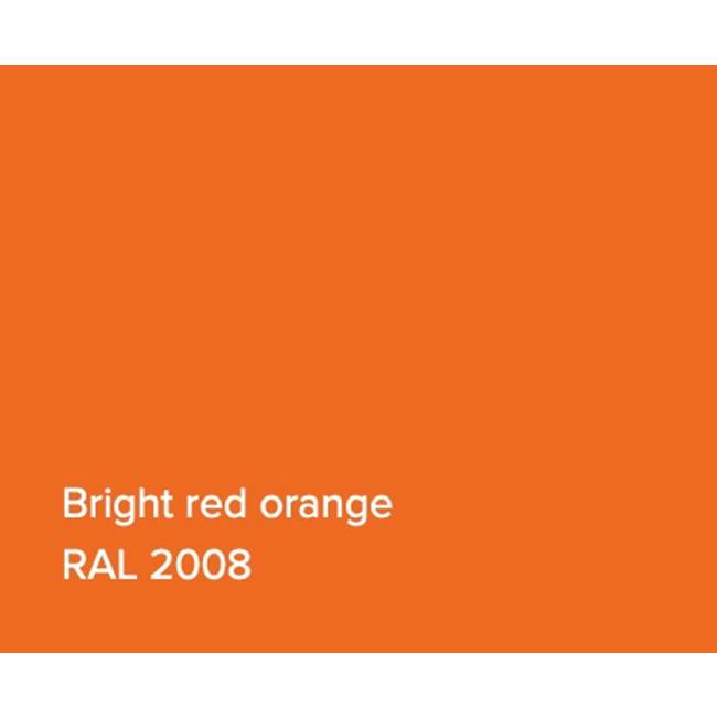 Victoria + Albert RAL Basin Bright Red Orange Matte