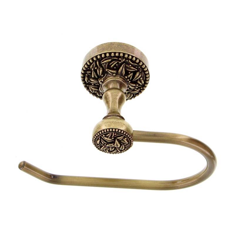 Vicenza Designs San Michele, Toilet Paper Holder, French, Antique Brass
