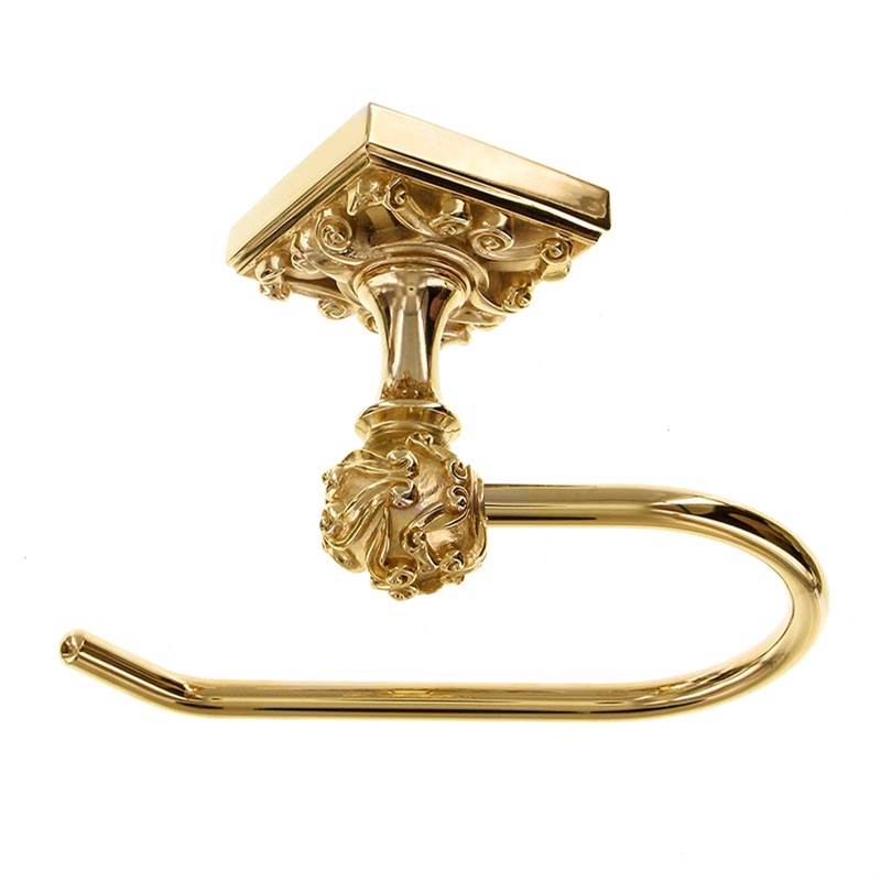Vicenza Designs Sforza, Toilet Paper Holder, French, Polished Gold