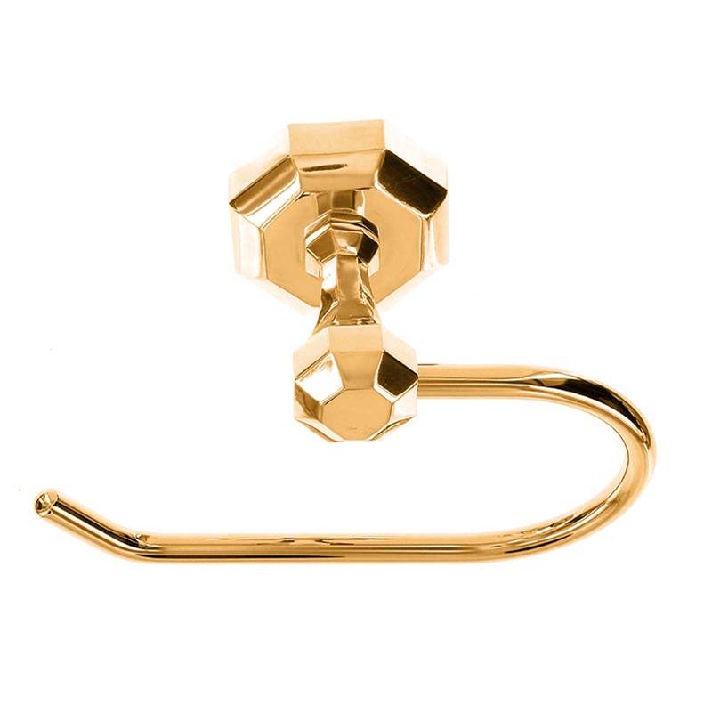 Vicenza Designs Archimedes, Toilet Paper Holder, French, Polished Gold