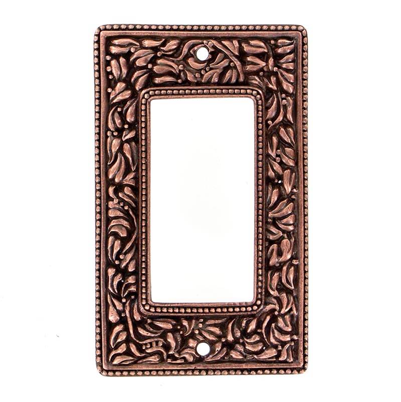 Vicenza Designs San Michele, Wall Plate, Dimmer, Antique Copper