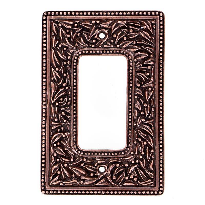 Vicenza Designs San Michele, Wall Plate, Jumbo, Dimmer, Antique Copper