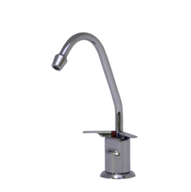 Water Inc 501 Hot/Cold Faucet Only W/ Long Reach Spout For Filter - Matte Black