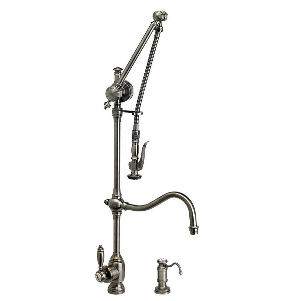 Waterstone Waterstone Traditional Gantry Pulldown Faucet - Hook Spout